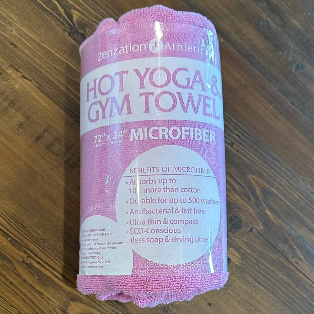 Pink Hot Yoga & Gym Towel